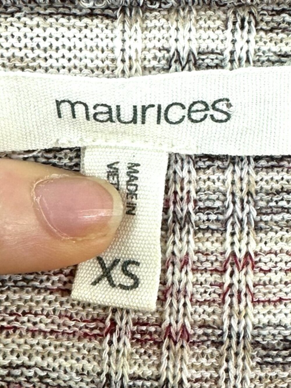 Maurices Spacedye Babydoll Long Sleeve Tee - Picture 8 of 9
